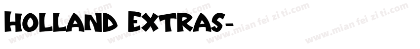 Holland Extras字体转换